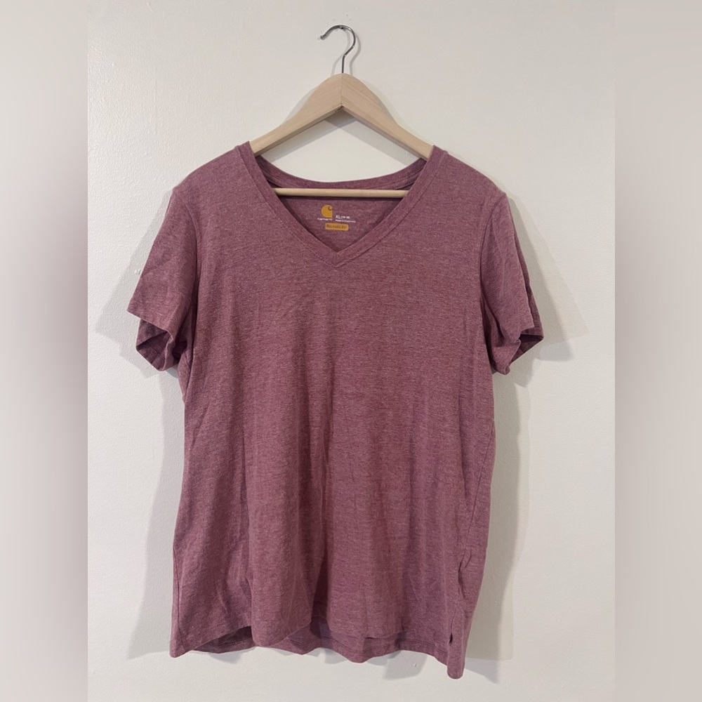Carhartt Women’s Relaxed Fit V-neck Shirt XL (16-18)